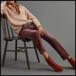 Anthropologie Mauve Ankle Pants